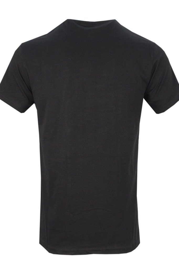 Мужская черная футболка Slim Fit с коротким рукавом и добавлением лайкры, состав 95% хлопок, размер XL — изображение 3