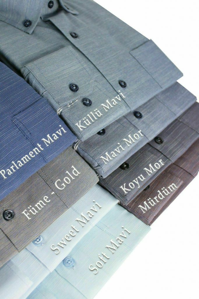 Мужская рубашка Varetta с длинным рукавом, синие, из мягкого хлопка, с карманом, для офиса и особых случаев, размер XL, L, M — изображение 4