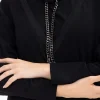 Платье большого размера с капюшоном и цепочкой, стильный и удобный, идеальное для повседневного и особых случаев. — изображение 7