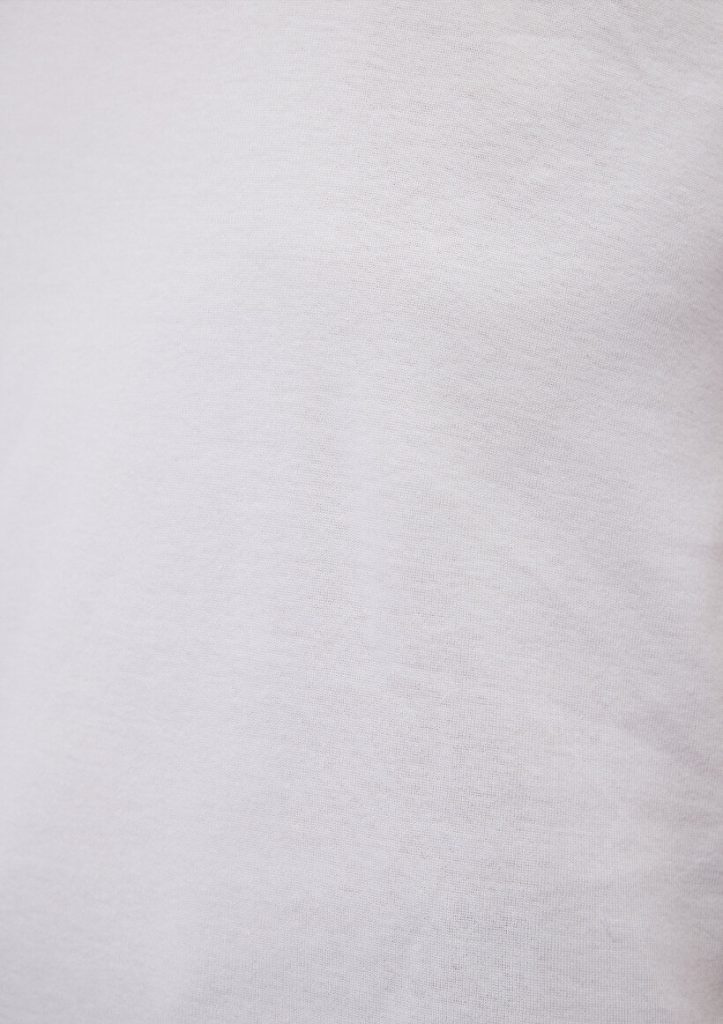 Белая футболка с рибаной, 100% хлопок, Slim Fit, круглый вырез, короткий рукав, Super Soft ткань, доступные размеры S-XXL — изображение 7