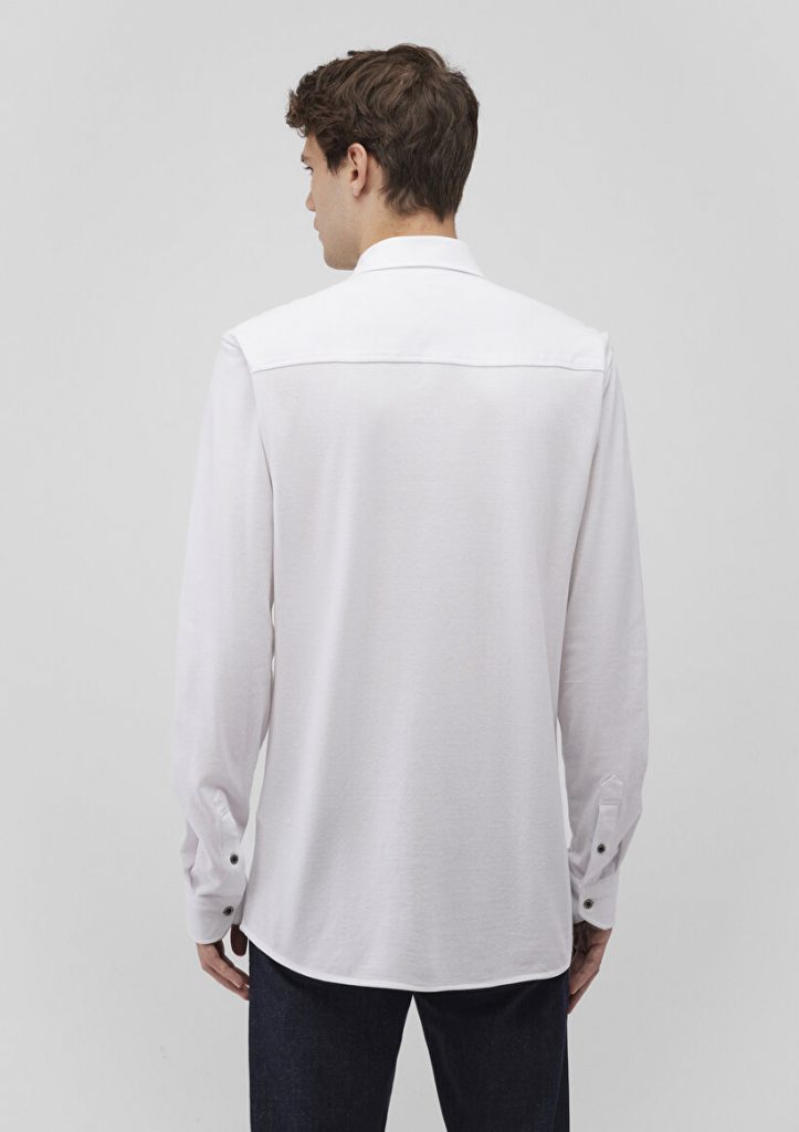 Белая вязаная рубашка MAVI для мужчин, 100% хлопок, размеры S, M, L, XL, XXL — изображение 4