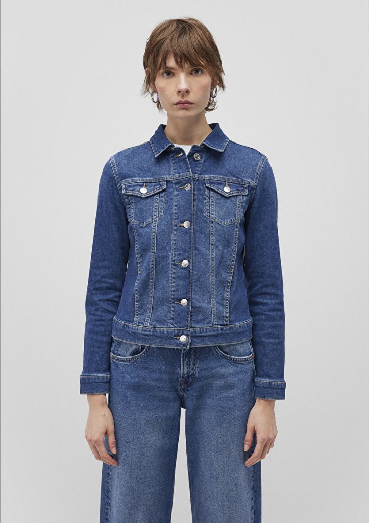 Джинсовая куртка Daisy Casual Vintage темно-синего цвета от MAVI с подгонкой, регулируемым капюшоном и карманами без молний — изображение 3