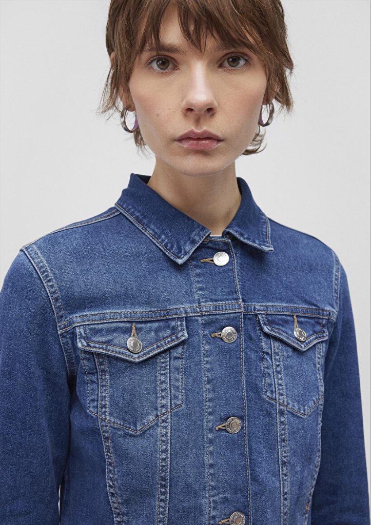 Джинсовая куртка Daisy Casual Vintage темно-синего цвета от MAVI с подгонкой, регулируемым капюшоном и карманами без молний — изображение 5