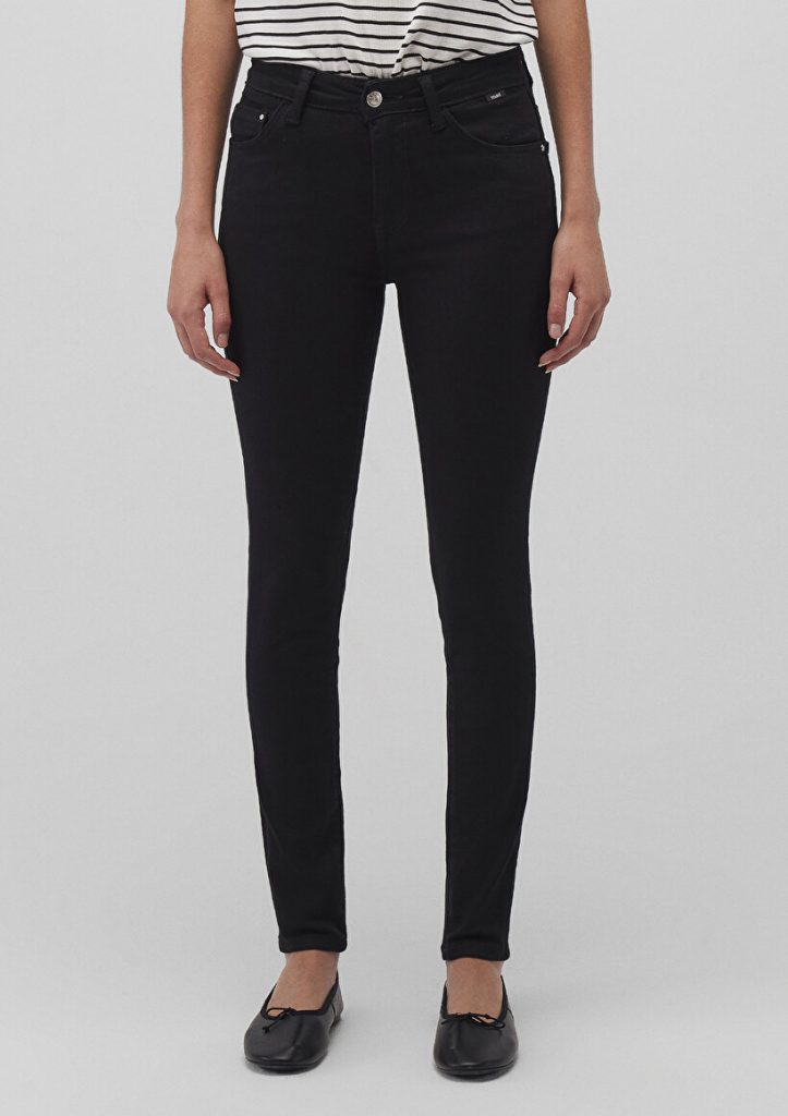 Джинсы skinny Tess M Girly черного цвета от MAVI высокое талие, узкие штанины, идеальны для стильного образа — изображение 3