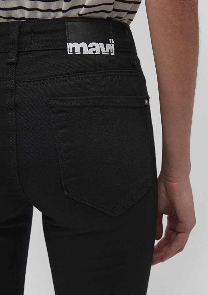 Джинсы skinny Tess M Girly черного цвета от MAVI высокое талие, узкие штанины, идеальны для стильного образа — изображение 7