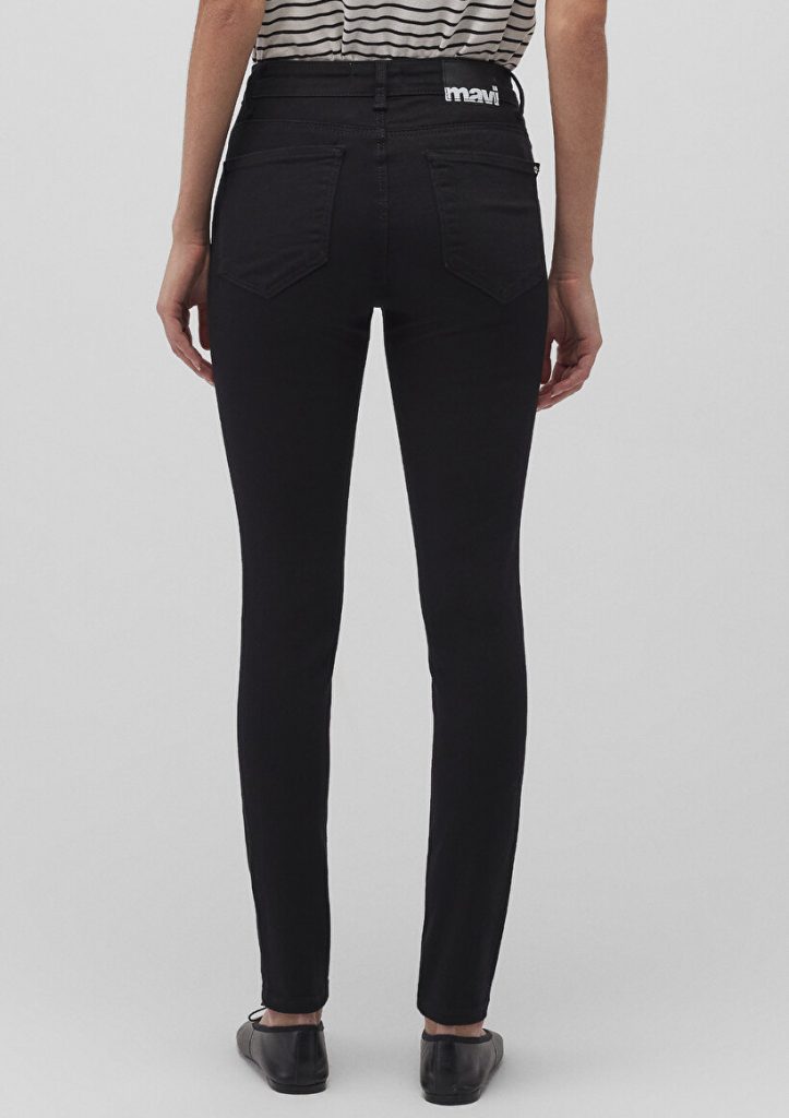 Джинсы skinny Tess M Girly черного цвета от MAVI высокое талие, узкие штанины, идеальны для стильного образа — изображение 4