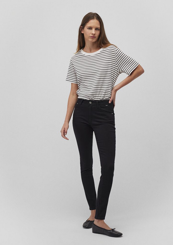 Джинсы skinny Tess M Girly черного цвета от MAVI высокое талие, узкие штанины, идеальны для стильного образа