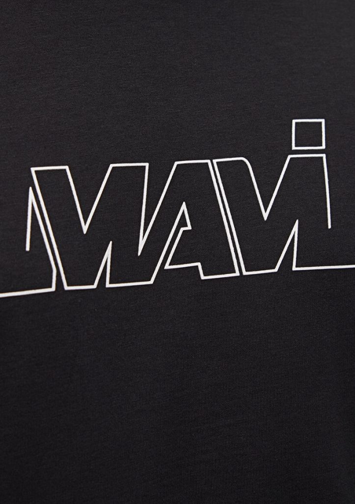 Черная футболка с логотипом Mavi, 100% хлопок, с двумя карманами, регулируемая талия и резинки на манжетах, мужская коллекция Mavi — изображение 6