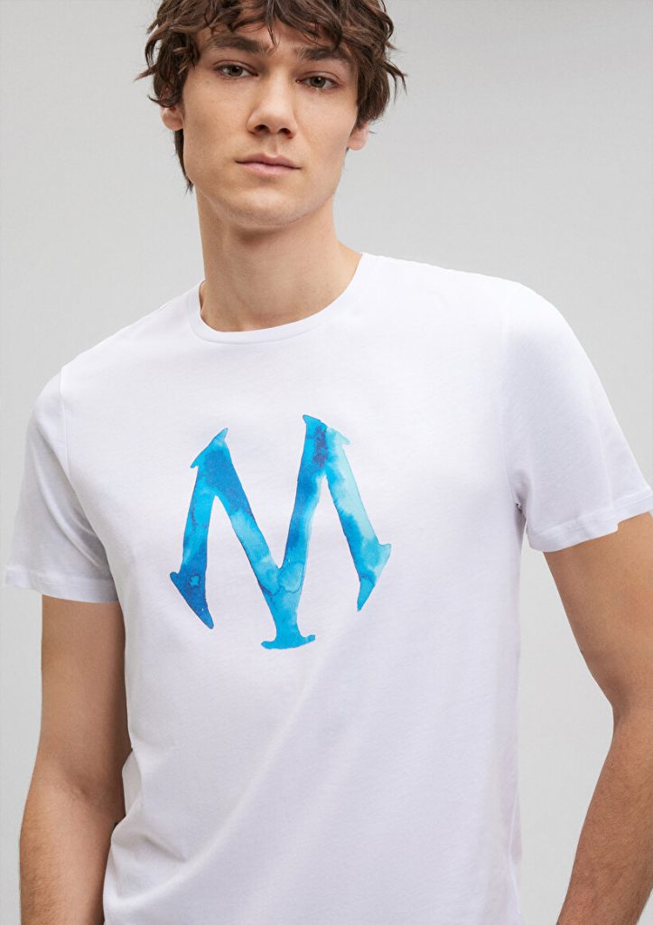 Белая футболка с логотипом Mavi из 100% хлопка, мужская, размер XL