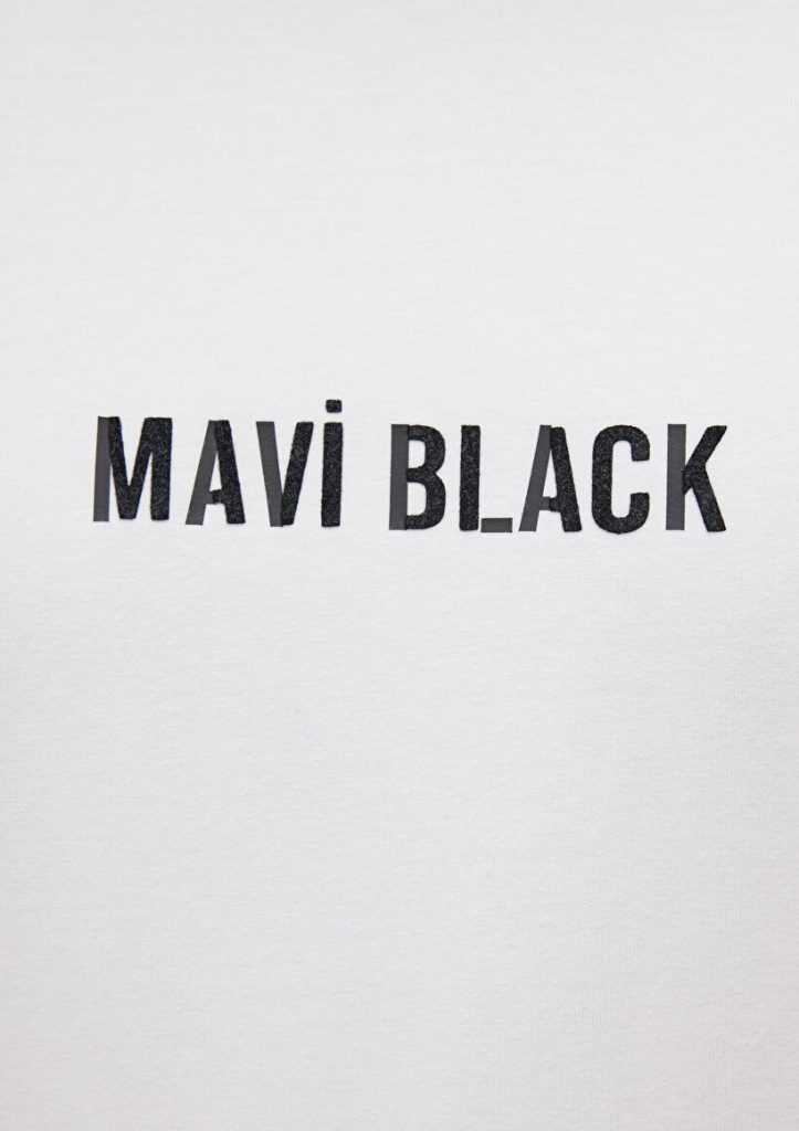 Белая футболка с принтом Mavi Black из коллекции Mavi Black, оверсайз, премиум-качество, ткани Tencel, стиль для городских мужчин — изображение 6