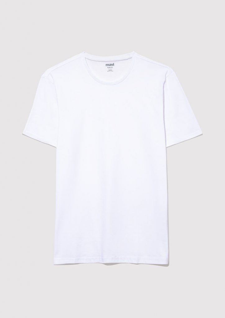 Мужская базовая футболка с круглым вырезом, 2 шт, 100% хлопок, slim fit, короткий рукав, бренд MAVI, размеры XS и XXL — изображение 5
