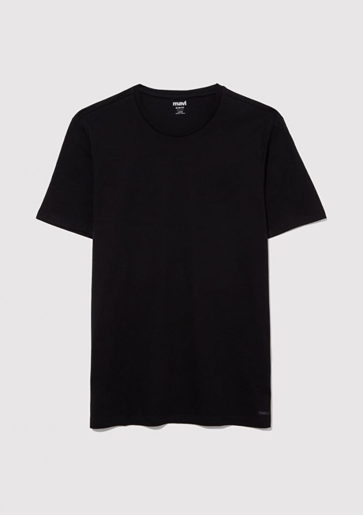 Мужская базовая футболка с круглым вырезом, 2 шт, 100% хлопок, slim fit, короткий рукав, бренд MAVI, размеры XS и XXL — изображение 4