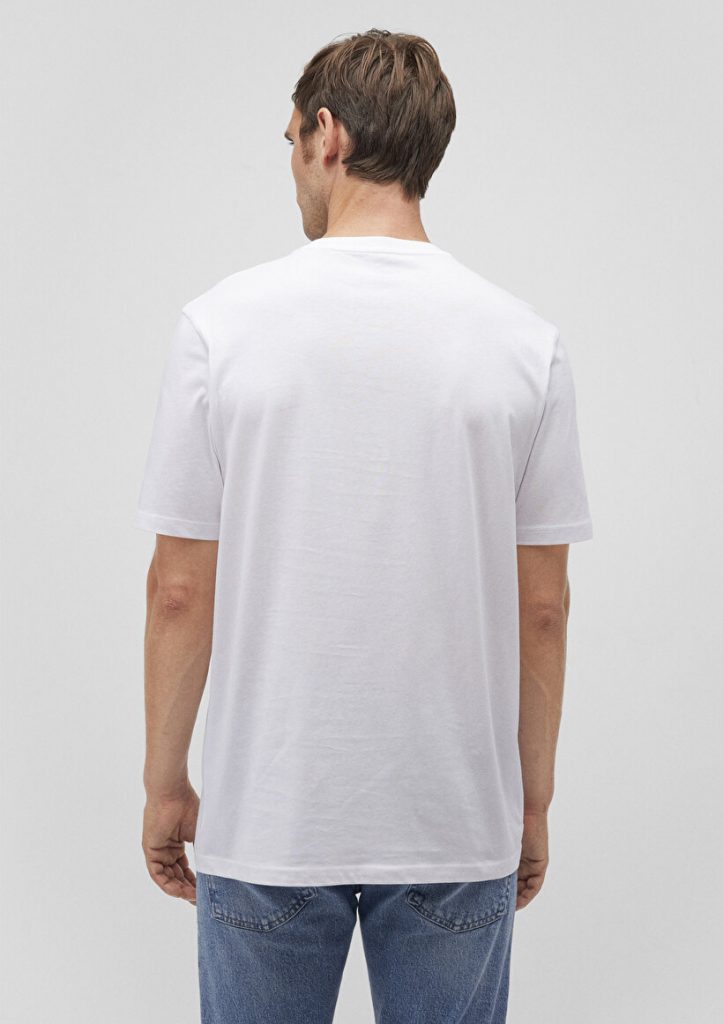 Белая футболка с логотипом MAVI из 100% хлопка, доступна в размерах S, M, L, XL, XXL — изображение 4