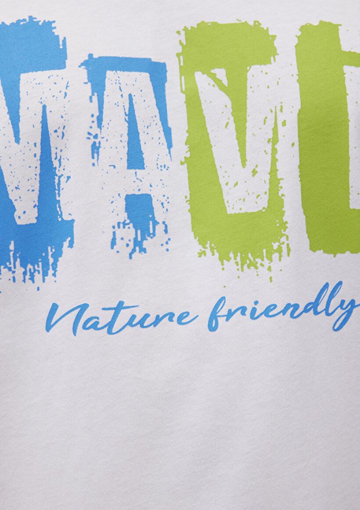 Белая футболка с логотипом MAVI из 100% хлопка, доступна в размерах S, M, L, XL, XXL — изображение 6