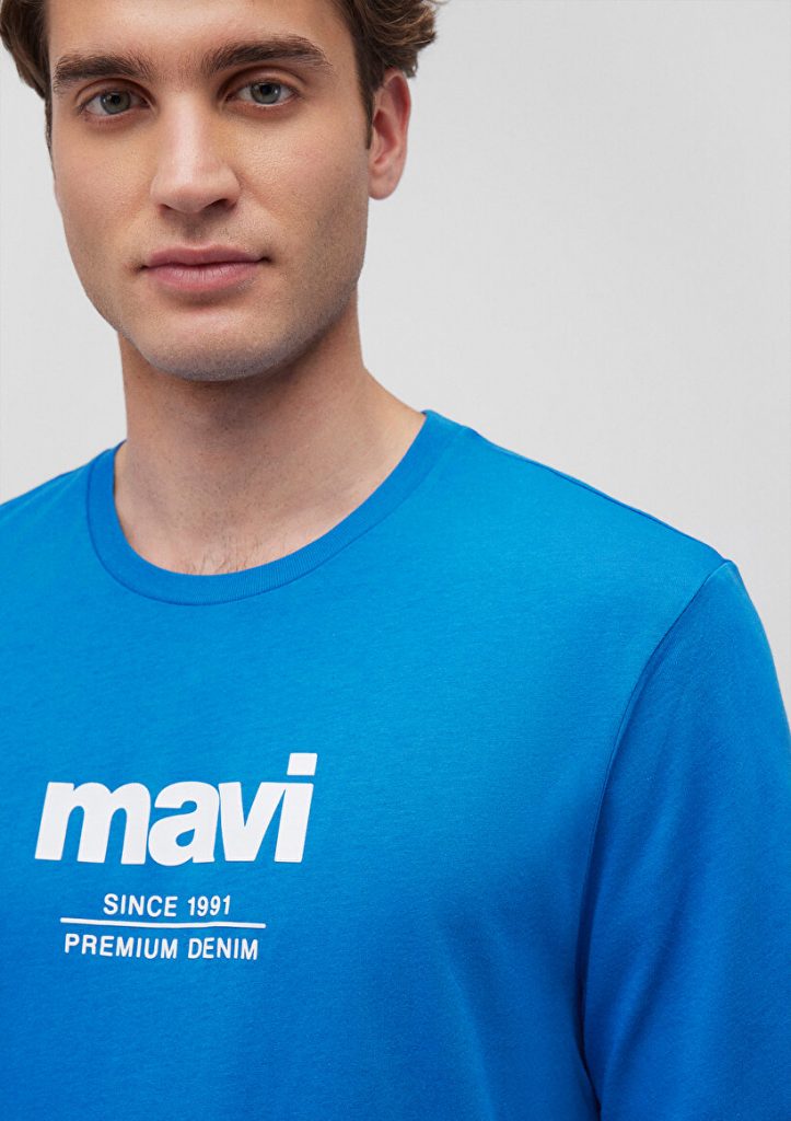 Футболка с логотипом Mavi, 100% хлопок, доступна в размерах S, M, L, XL, идеальна для мужского гардероба — изображение 5