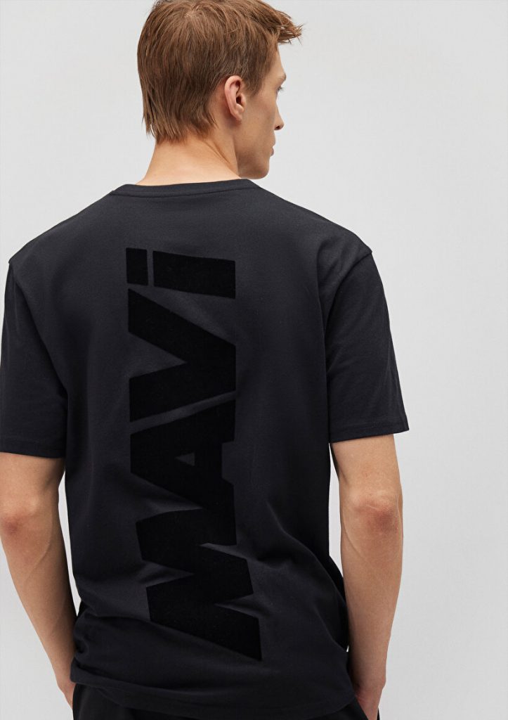 Черная футболка с логотипом MAVI из 100% хлопка для мужчин, размер S, M, L, XL, XXL — изображение 2