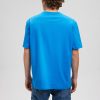 Футболка синяя с логотипом Mavi из 100% хлопка, доступна в размерах S, XS, L, XXL, M — изображение 3