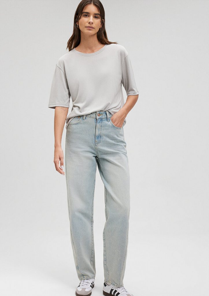 Мужская футболка TENCEL TM серого цвета,regular fit, с коротким рукавом и круглым вырезом, мягкая и дышащая, 79% Modal (Tencel™), 21% Polyester