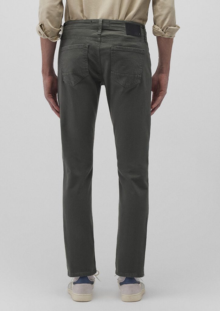 Мужские брюки Jake Yosun Yeşili Comfort Gabardin от MAVI, облегающий крой, 98% хлопок, 2% эластан, размеры 28-38 — изображение 4