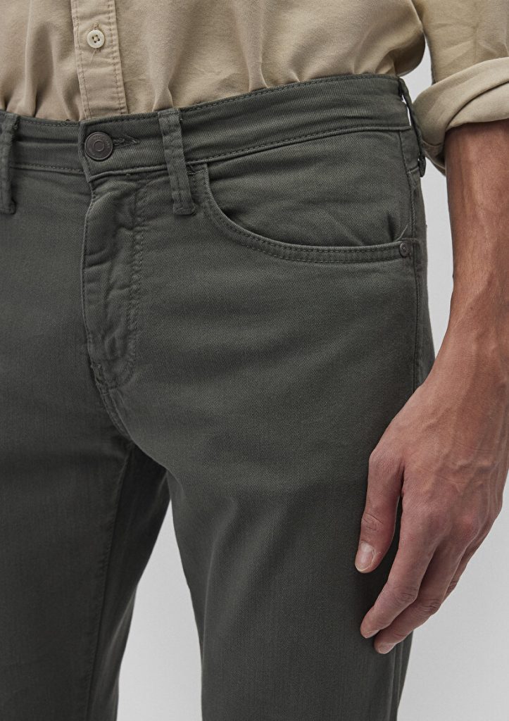 Мужские брюки Jake Yosun Yeşili Comfort Gabardin от MAVI, облегающий крой, 98% хлопок, 2% эластан, размеры 28-38 — изображение 5