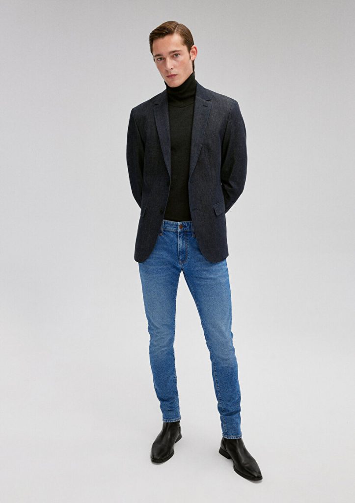 Джинсы Kvnç Mavi Black Indigo, узкий крой, идеальная посадка, 99% хлопок, 1% эластан, комфортная носка, размеры 26-38