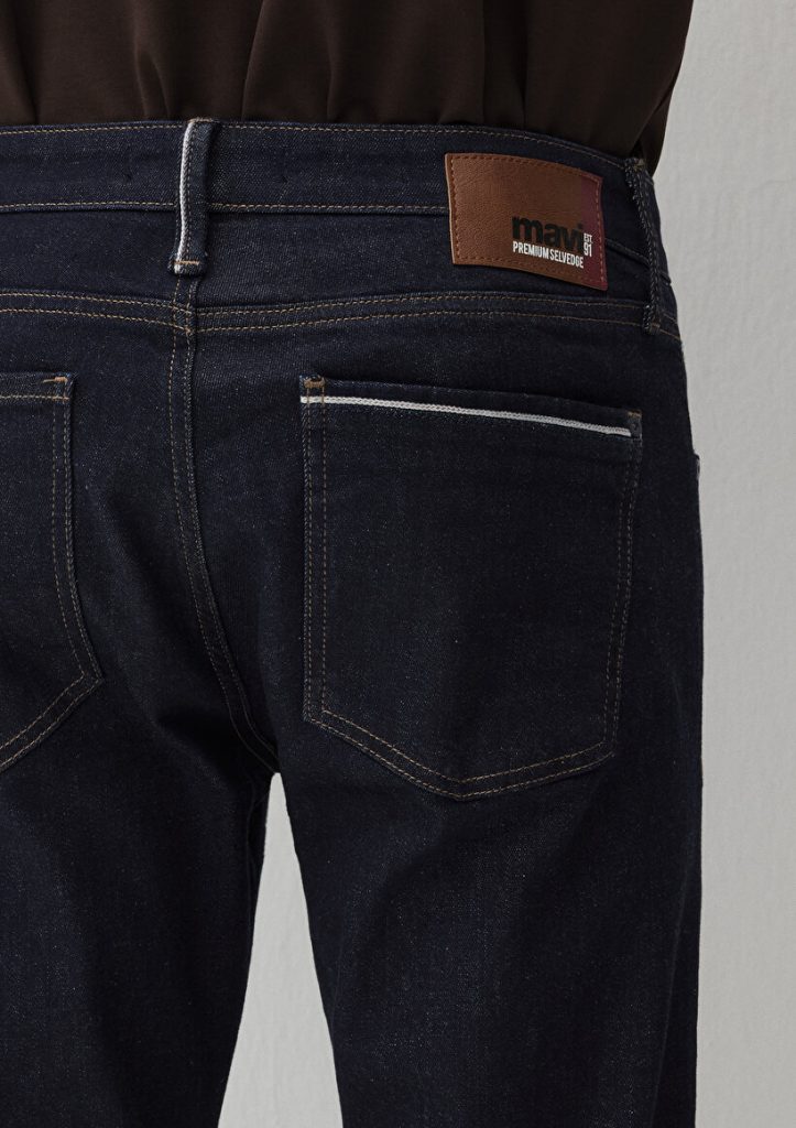 Джинсы Milan Mavi Edition Rinse Selvedge, tapered fit, органический хлопок, часть коллекции All Blue, размеры 27-34 — изображение 11