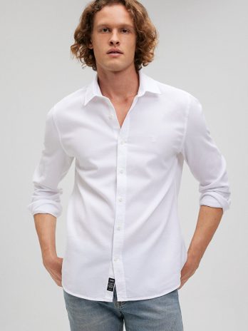 Белая рубашка MAVI, 100% хлопок, без пуговиц, доступна в размерах S, M, L, XL, XXL