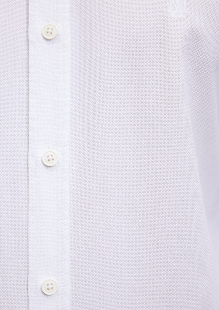 Белая рубашка MAVI, 100% хлопок, без пуговиц, доступна в размерах S, M, L, XL, XXL — изображение 5