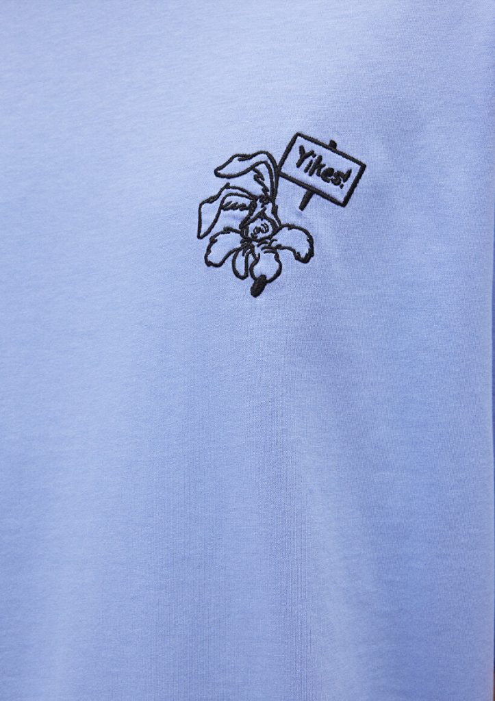 Футболка с принтом Road Runner, фиолетовая, от бренда MAVI, размеры S, M, L, XL, XS, 78% хлопка, 22% лен — изображение 6