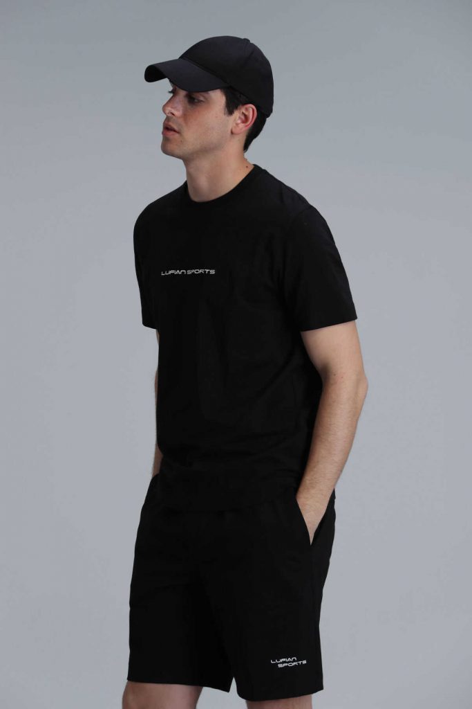 Тони современная графическая футболка черного цвета, размеры: XS, S, M, L, XL, XXL, 3XL, 4XL — изображение 3