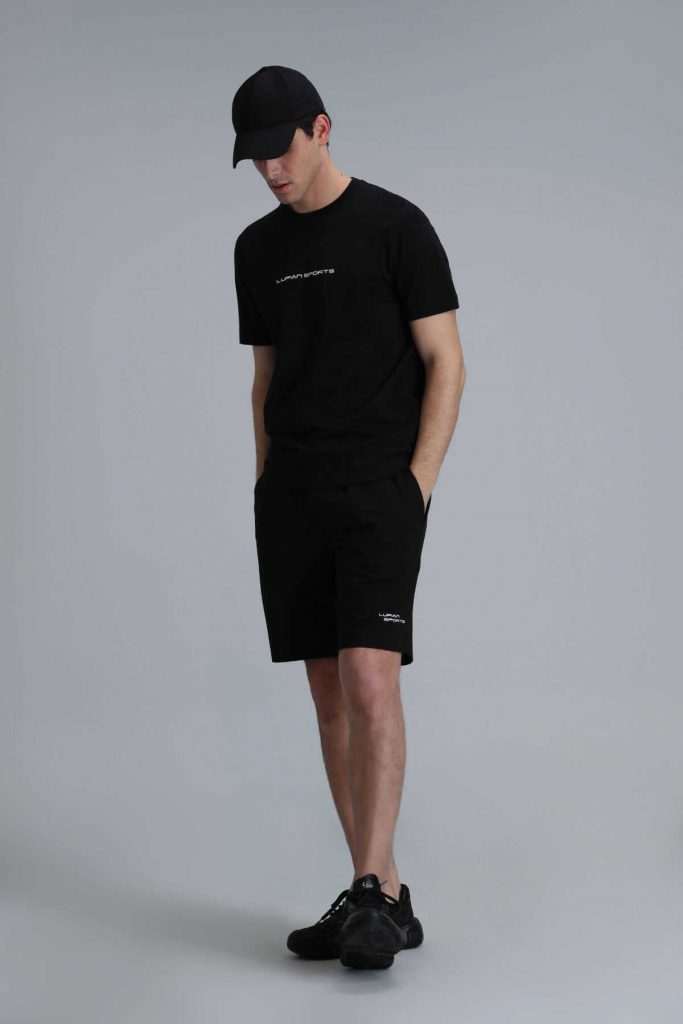 Тони современная графическая футболка черного цвета, размеры: XS, S, M, L, XL, XXL, 3XL, 4XL — изображение 4