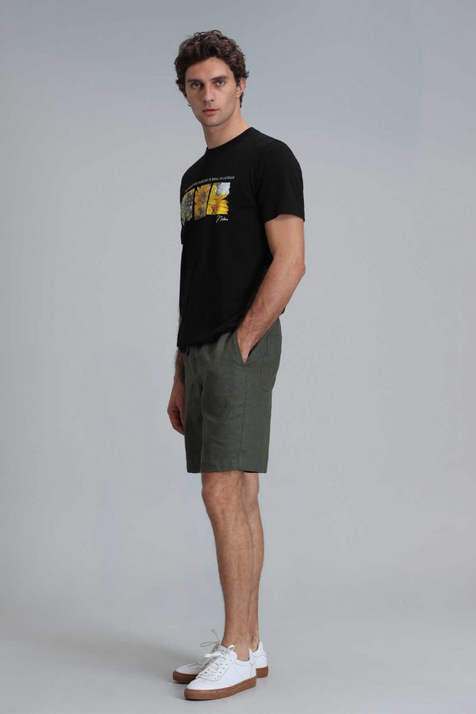 Современная графическая футболка June черного цвета размера S, M, L, XL, XXL, 3XL, XS — изображение 4
