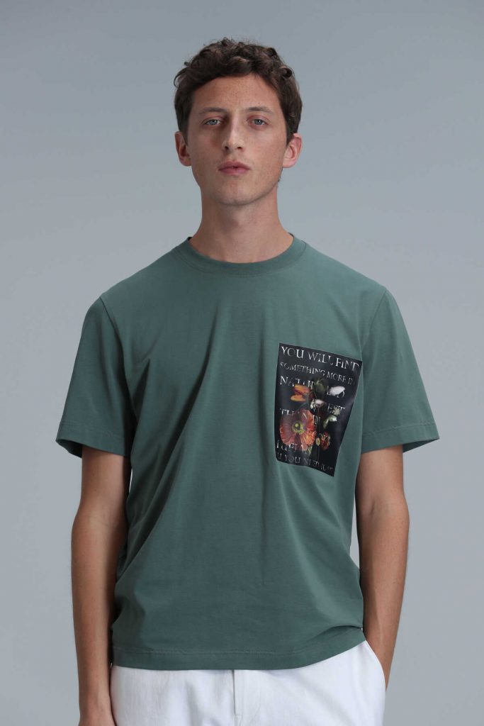 Современная графическая футболка цвета утки, размеры S, M, L, XS, 3XL, 4XL — изображение 3
