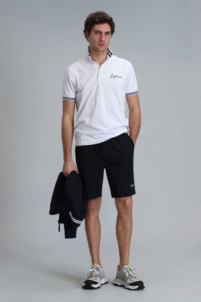 Мужская футболка-поло Montana Smart белая, доступна в размерах S, M, L, XL, 3XL, 4XL, XS, XXL — изображение 2