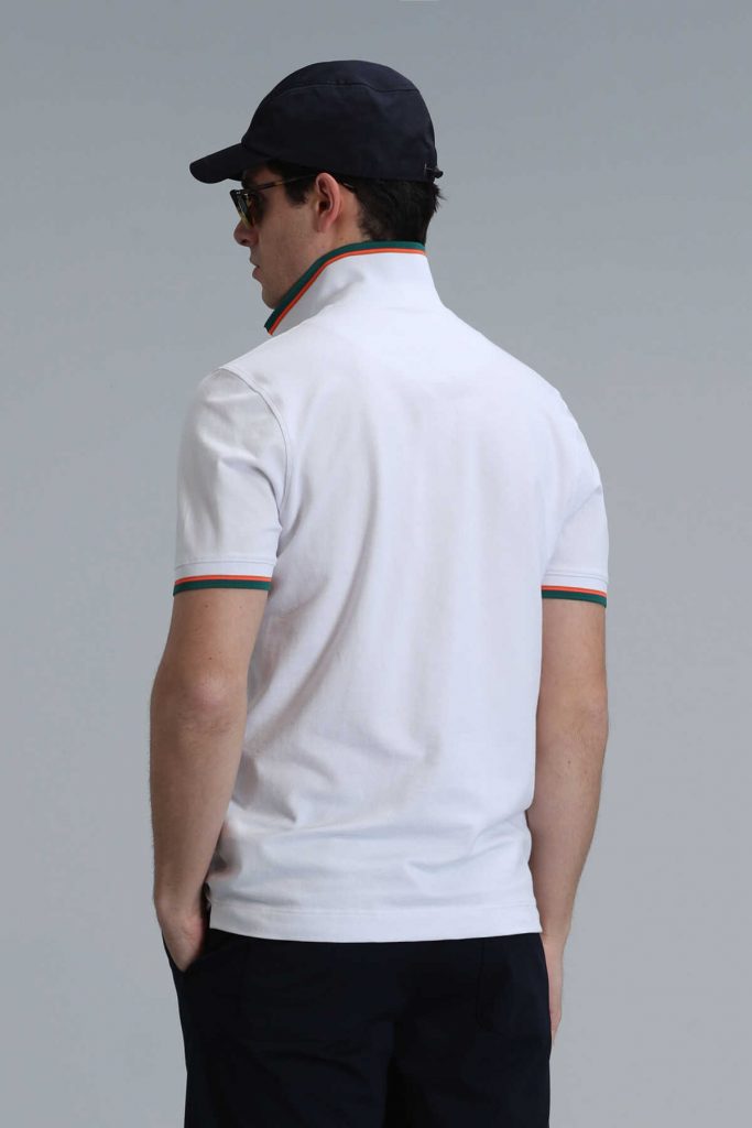 Polo футболка Kıng Smart для мужчин, белая, различные размеры S-4XL — изображение 6
