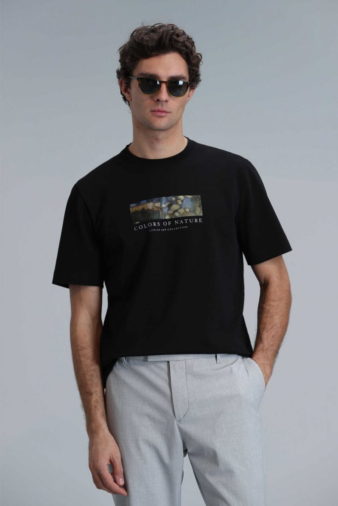 Современная графическая футболка Bıanca черного цвета, размер S, M, L, XL, XXL, 3XL, 4XL