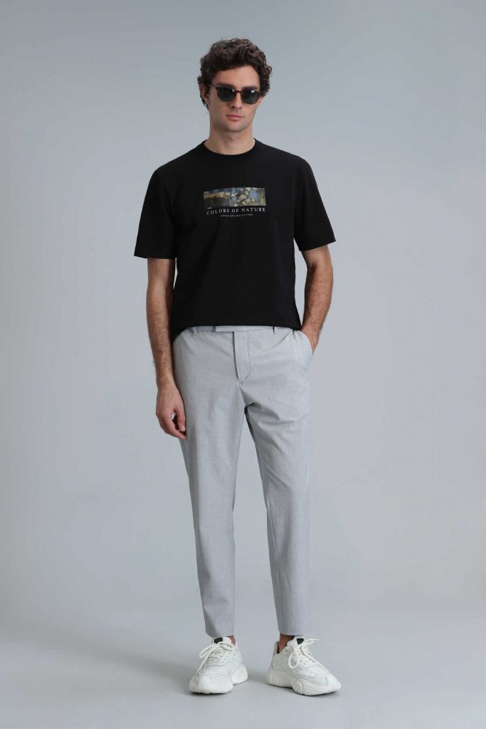 Современная графическая футболка Bıanca черного цвета, размер S, M, L, XL, XXL, 3XL, 4XL — изображение 2