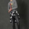 Мужская футболка с длинным рукавом Dominic серого цвета, размеры S-XXL — изображение 3