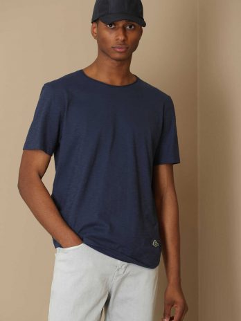 Мужская базовая футболка темно-синего цвета, размеры S, M, L, XS, 3XL
