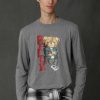 Мужская футболка с длинным рукавом Dominic серого цвета, размеры S-XXL