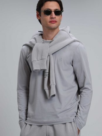 Мужская футболка с длинным рукавом Merlin, серого цвета, размеры L и XXL
