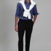 Умная мужская рубашка Comfort Slim Fit светло-синего цвета Makro, размеры XL, 3XL, L, M, XXL — изображение 2