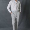 Умная рубашка Sarida для мужчин Comfort Fit белого цвета, доступна в размерах M, L, XL, XXL — изображение 2