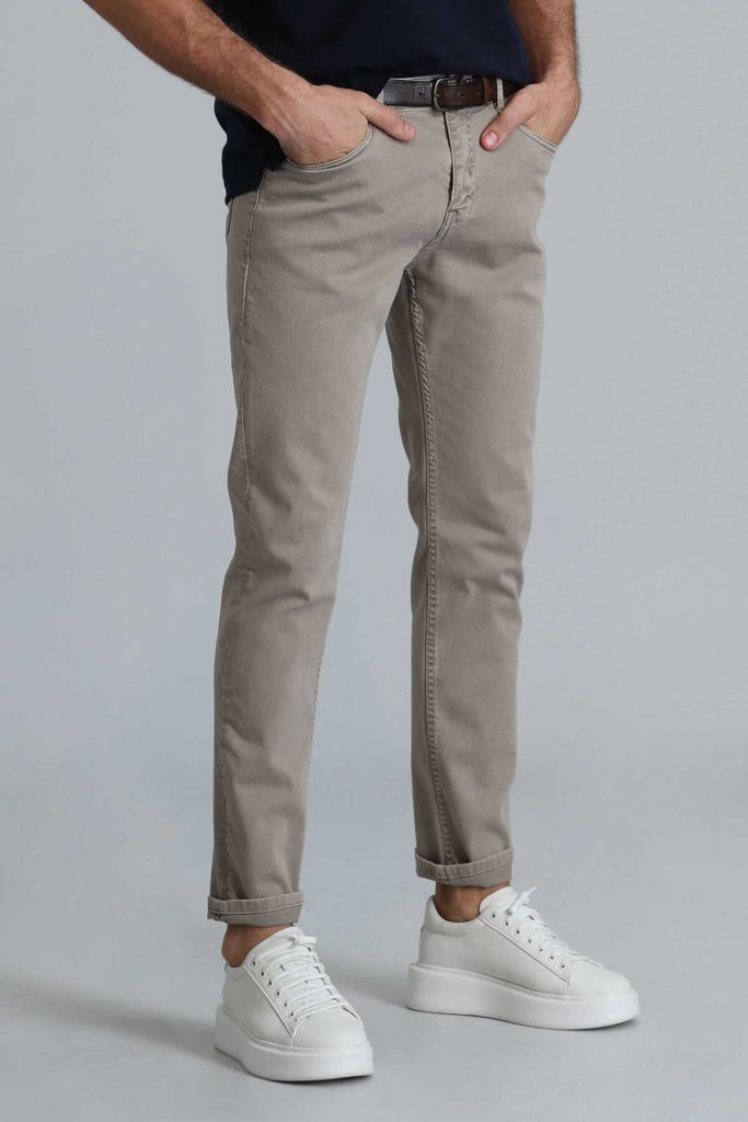 Мужские брюки Helt Spor, 5 карманов, Slim Fit, цвет верблюжий, размеры 44-54 — изображение 2