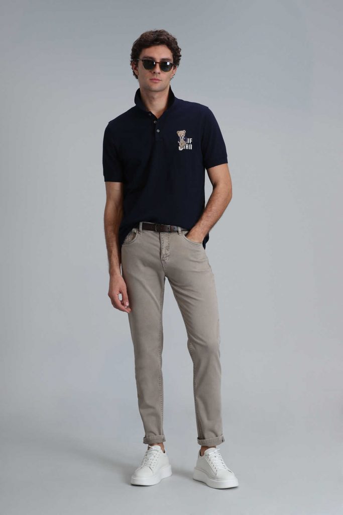 Мужские брюки Helt Spor, 5 карманов, Slim Fit, цвет верблюжий, размеры 44-54