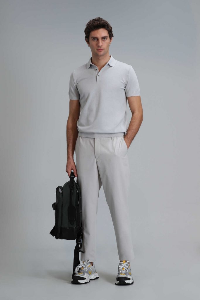 Умные мужские брюки чино Glen Slim Fit цвета камня, размеры 44-60