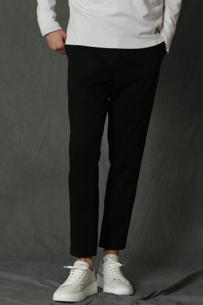 Мужские черные чиносы Bogar Slim Fit, размер 48-50 — изображение 2