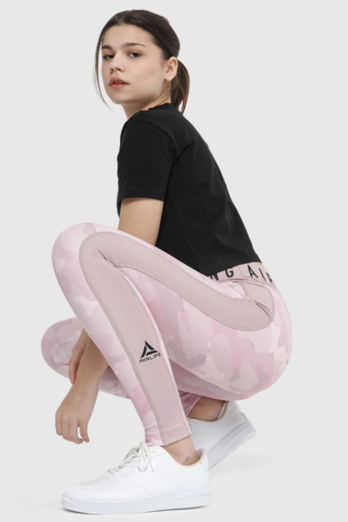 Женские беговые лосины | Розовые 22019, размеры S, M, L, XL от бренда Underwear — изображение 2