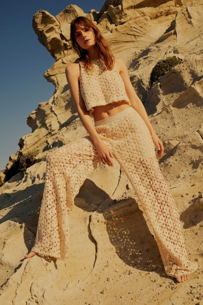 Широкие брюки с вышивкой Bej Moda Tutkusu из 90% хлопка, 10% полиэстера, подходят для машинной стирки, модели 42 и 44 — изображение 9
