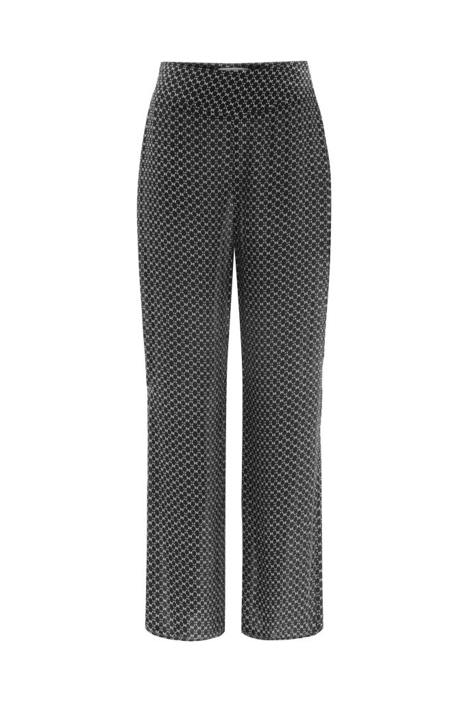 К pantalon с корсетным дизайном Empirme черного цвета от бренда ADL, размеры 34, 36, 40, 46, мягкая ткань 57% фло́ш, 43% вискоза — изображение 4